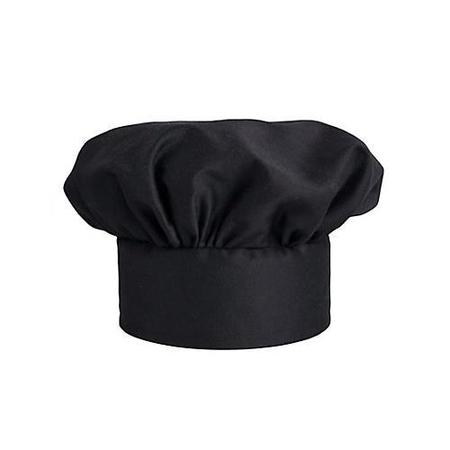KNG Black Traditional Chef Hat 1460BLBK